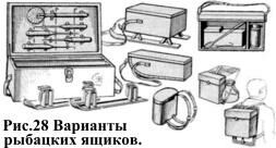 Варианты рыбацких ящиков