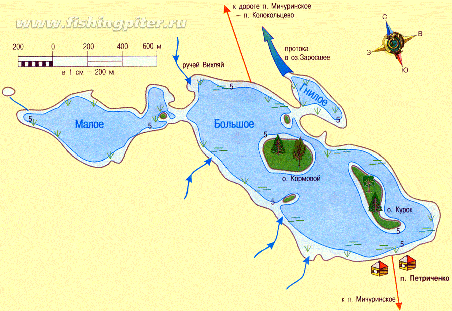 Озеро Морозовское Малое (Островистое Малое)